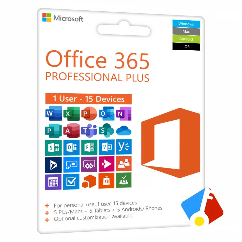 MICROSOFT OFFICE 365 PROFESSIONAL PLUS KEY