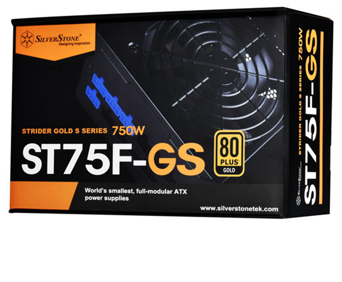 SILVERSTONE STRIDER GOLD S 750WATTS 80+ GOLD APFC FULLY-MODULAR POWER SUPPLY