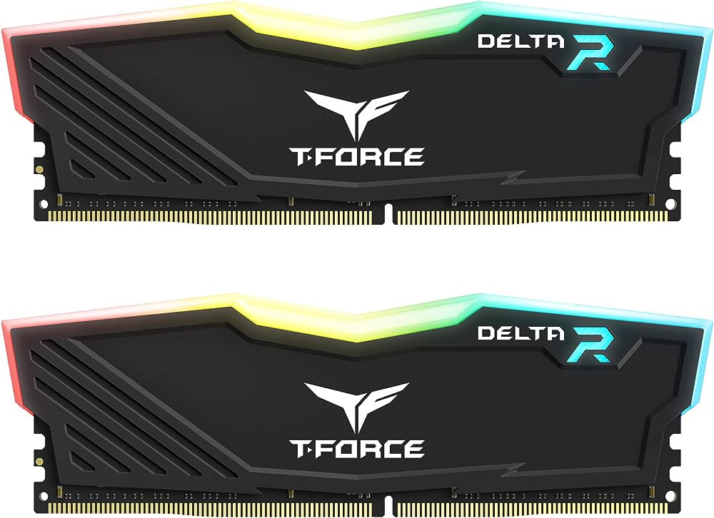 TEAMGROUP T-FORCE DELTA RGB TWIN 64GB (2X32GB) DDR4 3600MHZ (PC4-28800) CL18 DESKTOP GAMING MEMORY