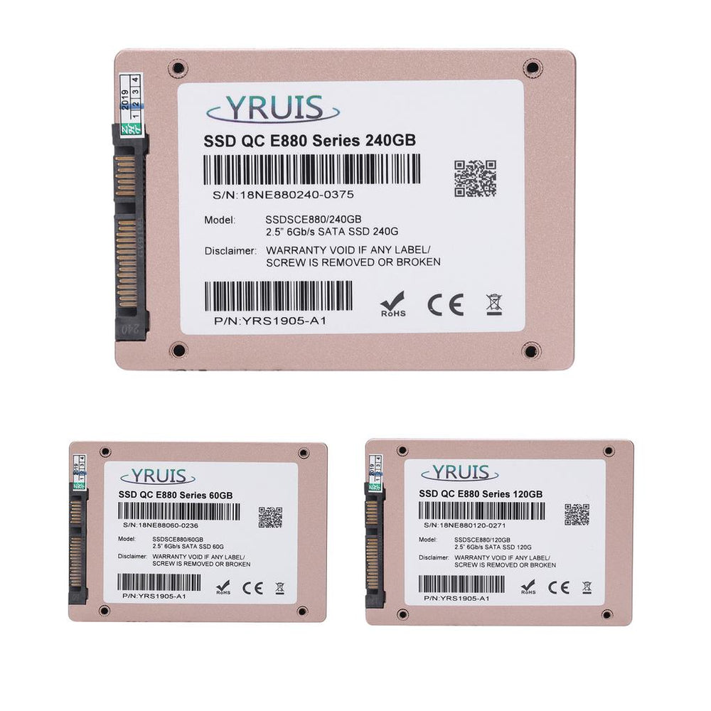 YRUIS QC E880 240GB 2.5" SSD DESKTOP/LAPTOP