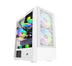 1STPLAYER FIREBASE X4-M | MID-TOWER  | MESH-FRONT | TG-SIDE | M-ATX |WHITE | GAMING CASE