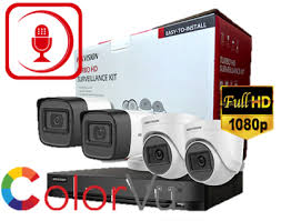 HIKVISION TVI LITE  4CH2D2B-2MP COLORVU SURVEILLANCE KIT