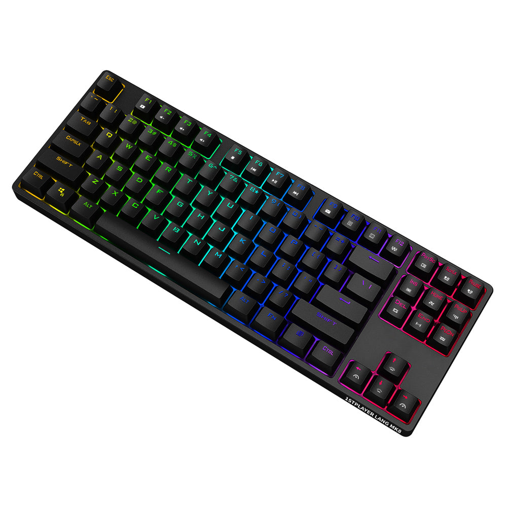 1ST PLAYER MK8 TITAN BROWN SWITCH FULL SIZE MECHANICAL GAMING KEYBOARD
