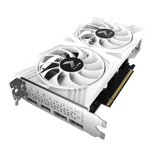 PNY GEFORCE RTX 4060 8GB OC XLR8 VERTO DF WHITE EDITION GRAPHICS CARD