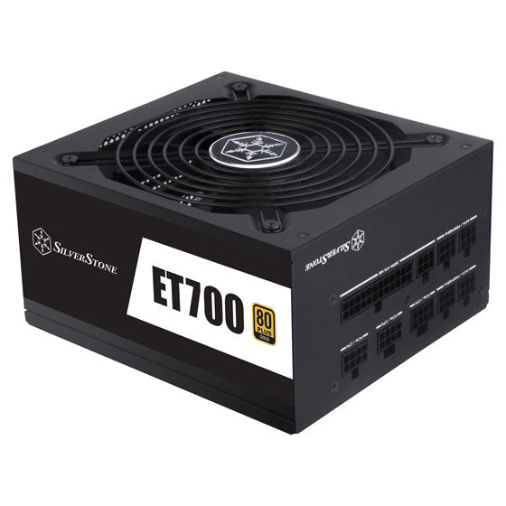 SILVERSTONE ET700 700WATTS 80+ GOLD APPFC FULLY-MODULAR FLAT CABLES POWER SUPPLY