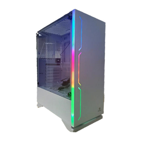 INPLAY ESPORT 03 WHITE ATX TG MID TOWER CASE