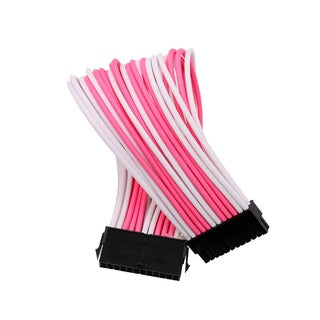 1STPLAYER STEAMPUNK PKW-001 | PINK-WHITE | PSU SLEEVED EXTENSION CABLE KIT