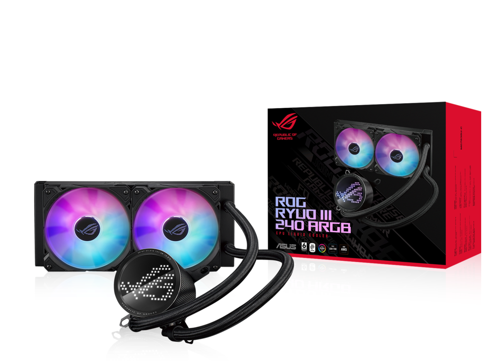 ASUS ROG RYUO III 240 ARGB ALL-IN-ONE  COOLER WITH AURA SYNC LIQUID COOLER