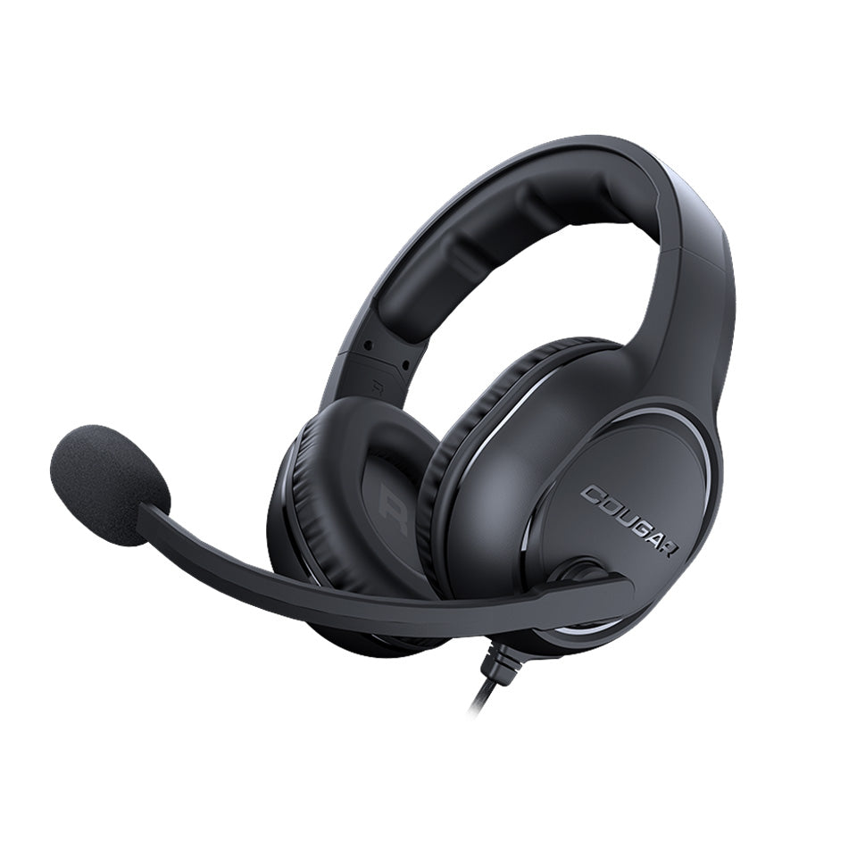 COUGAR HX330 W/ MIC & NOISE CANCELLATION 3.5MM GAMING HEADSET