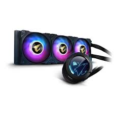 AORUS WATERFORCE X 360, ALL-IN-ONE LIQUID COOLER WITH CIRCULAR LCD DISPLAY, RGB FUSION 2.0, 120MM ARGB FANS