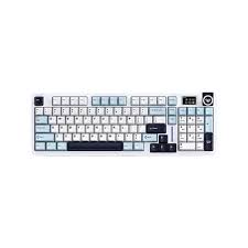 AULA S98 PRO  3 IN 1 RGB GAMING MECHANICAL HOT SWAPPABLE KEYBOARD(GLACIER BLUE- CARAMEL LATTE SWITCH)