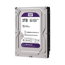 WESTERN DIGITAL WD PURPLE 3TB 3.5 SATA HARD DRIVE