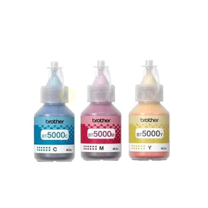 BROTHER INK BT-5000 CYAN ,MAGENTA, YELLOW 3 PACK