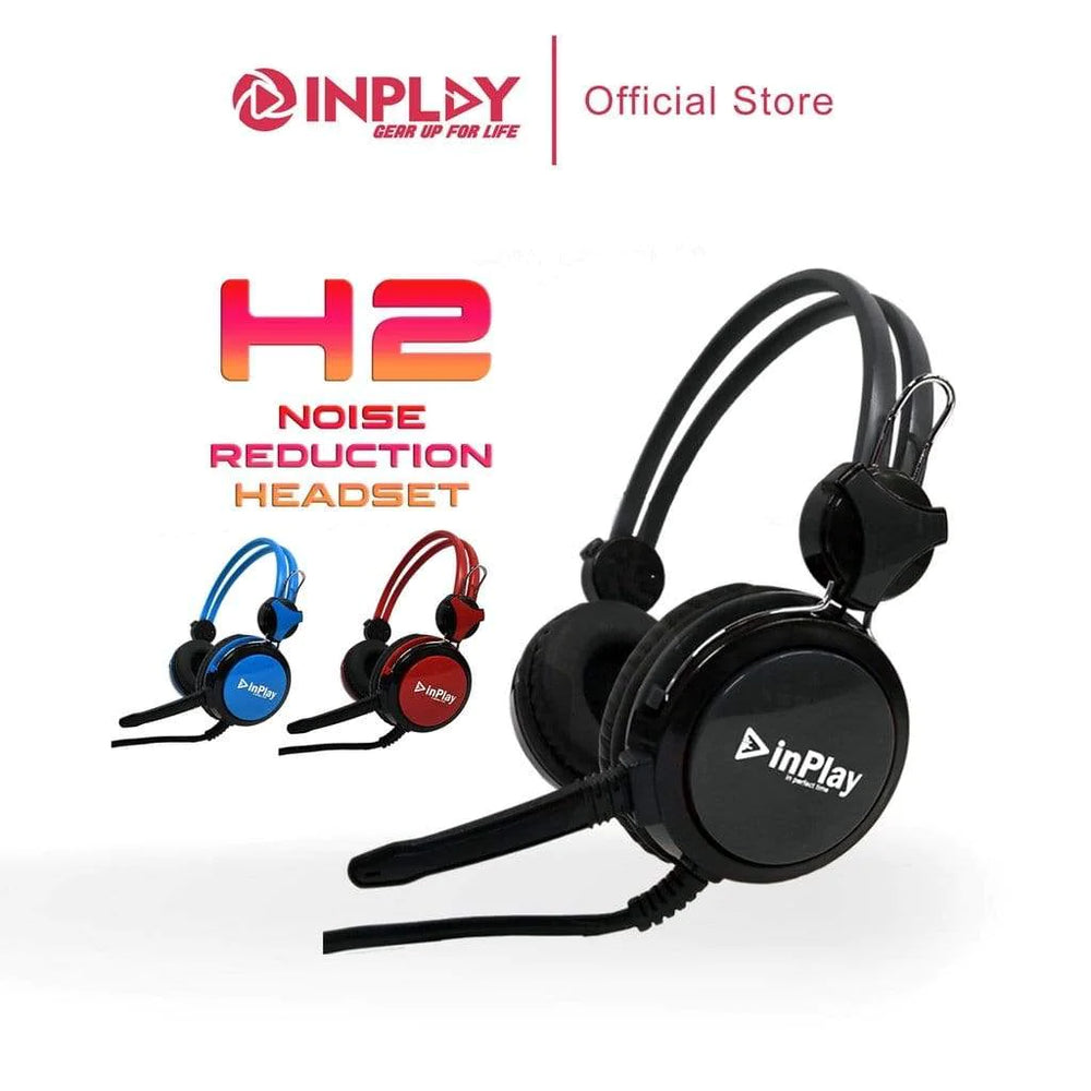 INPLAY H2 HEADSET BLUE/BLACK/RED(PD)