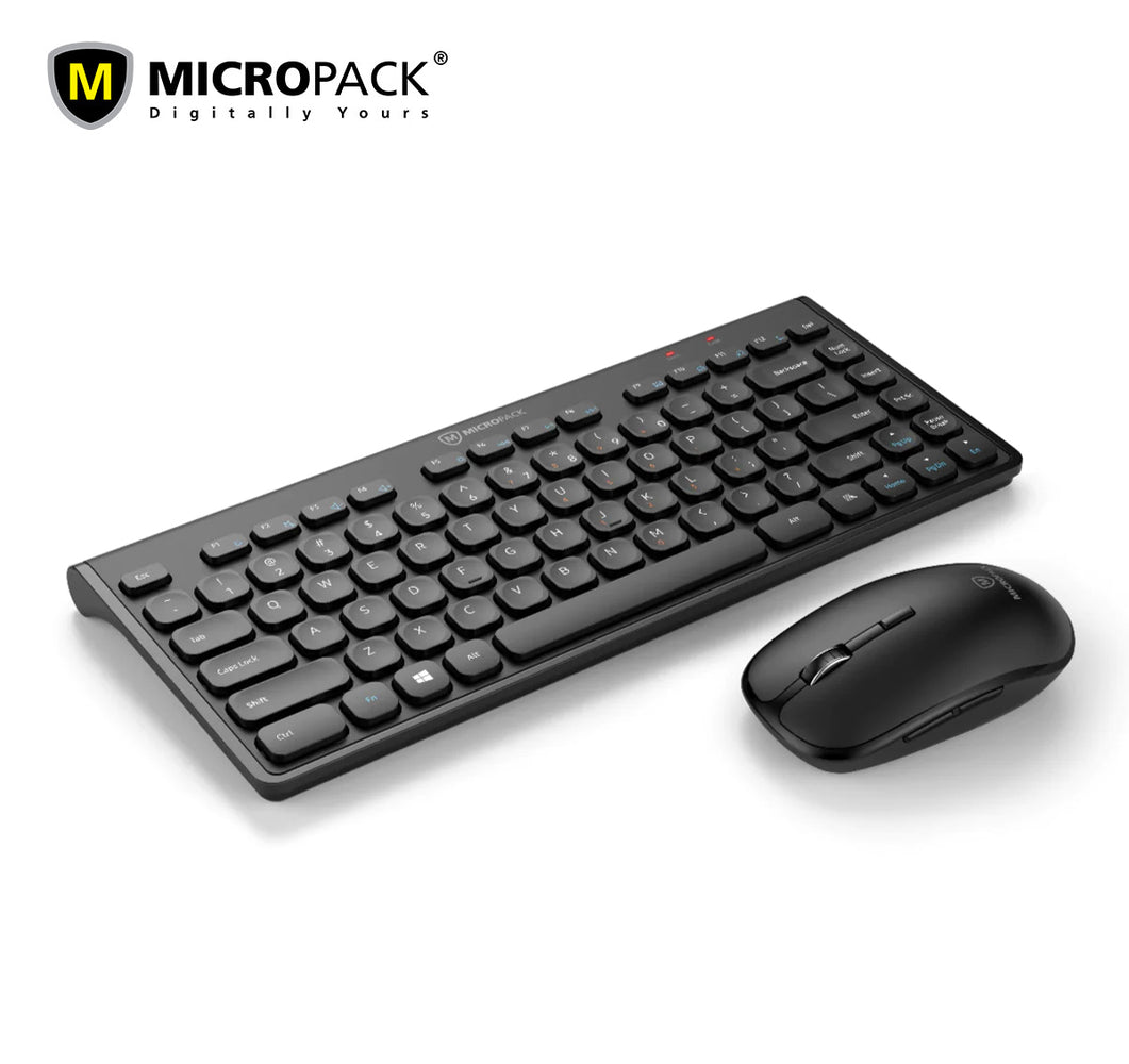 MICROPACK KM228W MINI WIRELESS KEYBOARD AND MOUSE COMBO