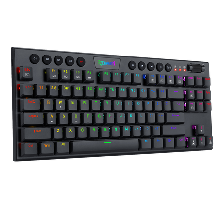 REDRAGON(K622-RGB) HORUS TKLWIRED BLACK RED SWITCH MECHANICAL KEYBOARD
