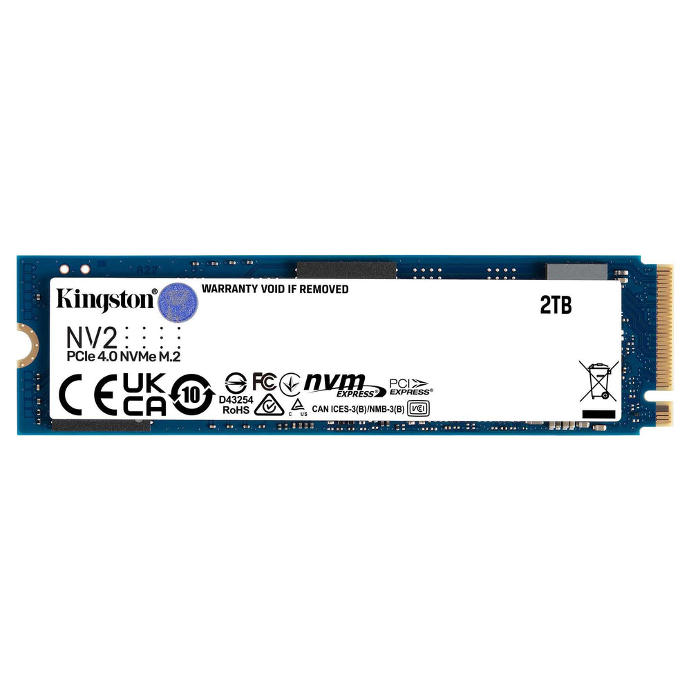 KINGSTON 2TB NV2 PCIe 4.0 NVMe M.2 SOLID STATE DRIVE