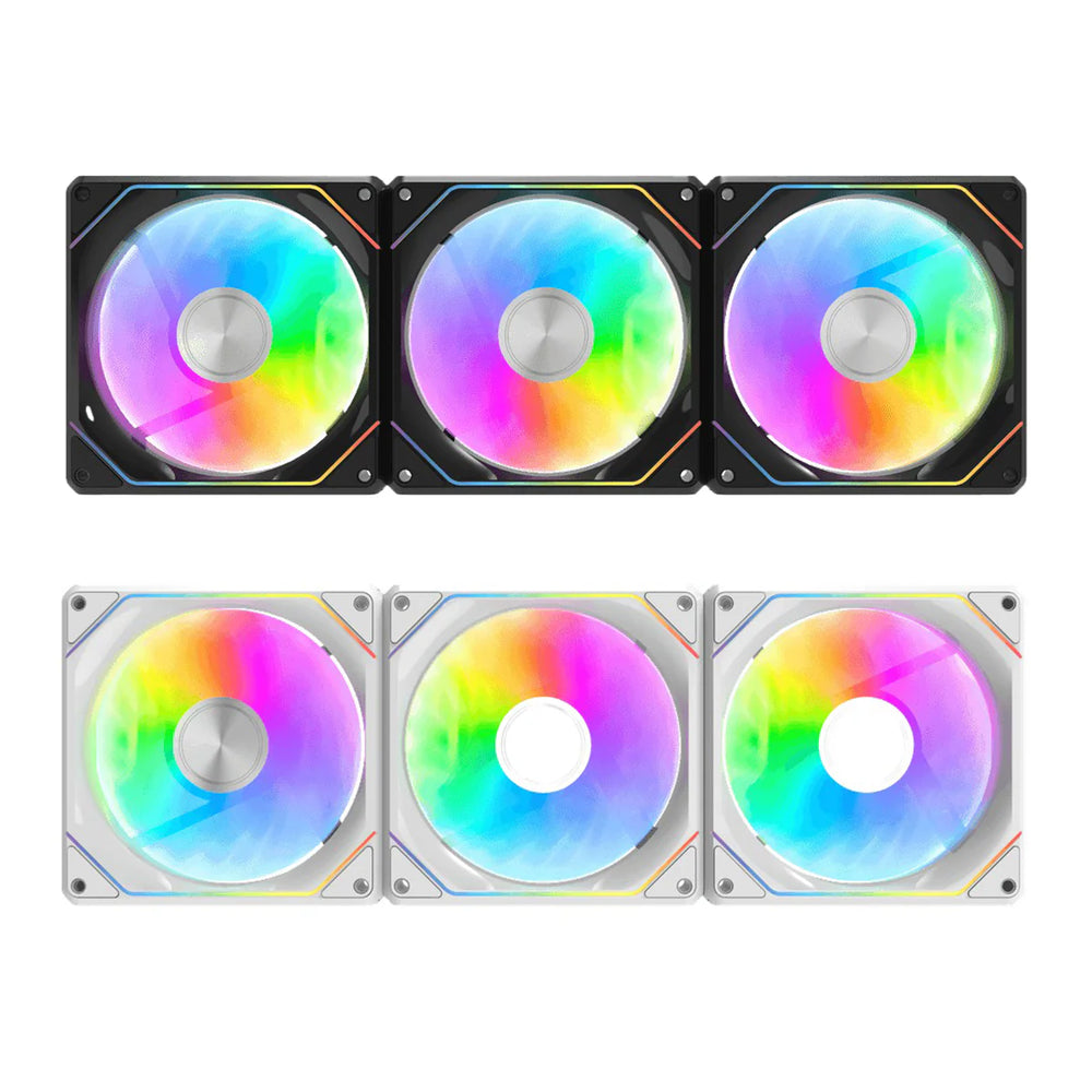 DARKFLASH GAUSS G24 (3 -IN-1 PACK)  MAGNETIC SPLICING ARGB CASE FAN