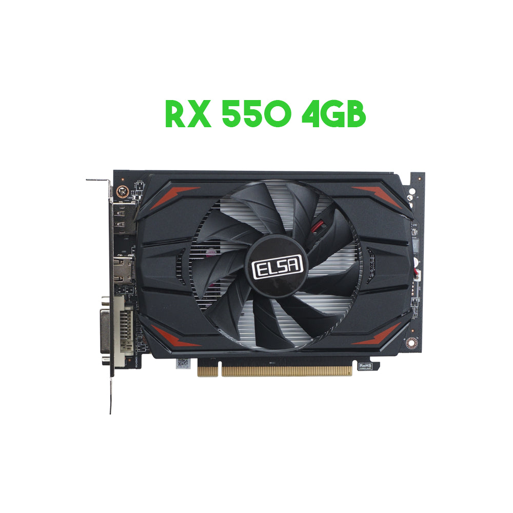 ELSA RX550 DDR5 4GB GRAPHICS CARD (PD)