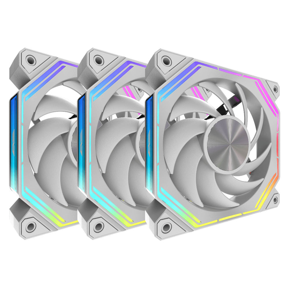 DARKFLASH INFINITY 34 3IN1 FAN WHITE