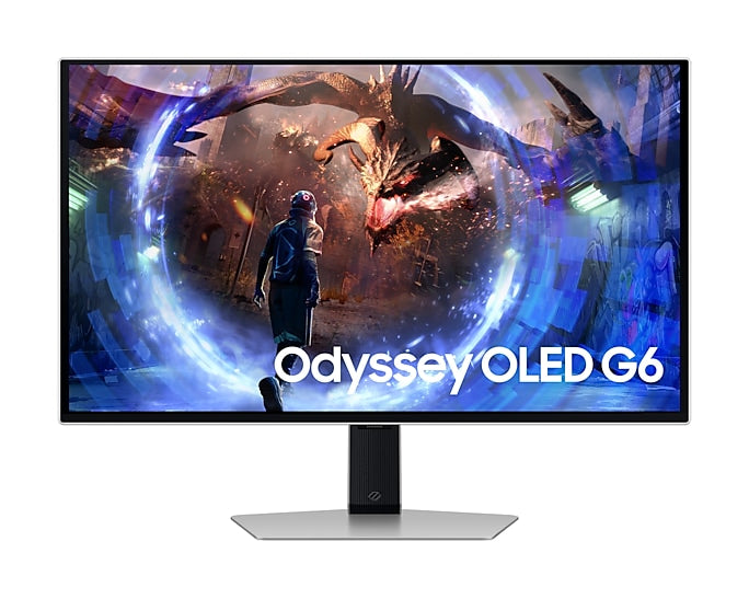 SAMSUNG ODYSSEY G6 27" QHD (2560X1440) 360HZ 0.03MS GTG HDR10+ OLED FLAT GAMING MONITOR