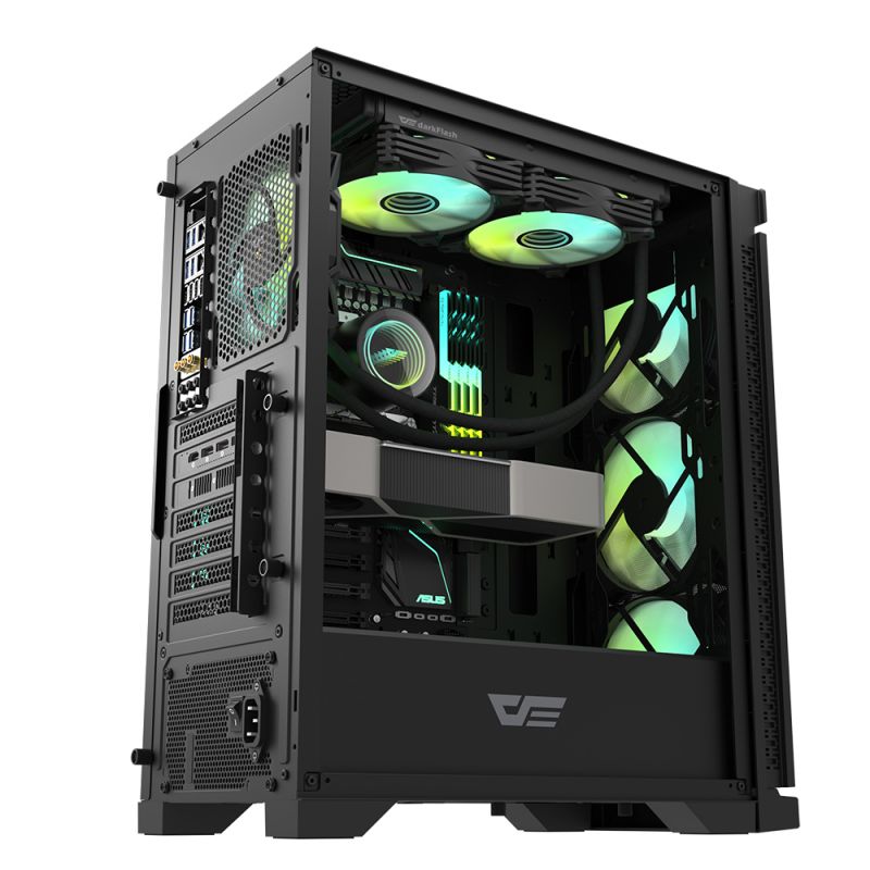 DARKFLASH DK361 W/ 4PCS ARGB FANS | GAMING CASE