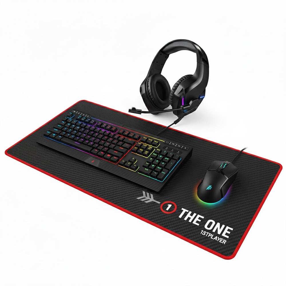 1STPLAYER DK9.0 RGB KEYBOARD MOUSE HEADSET AND MOUSEPAD