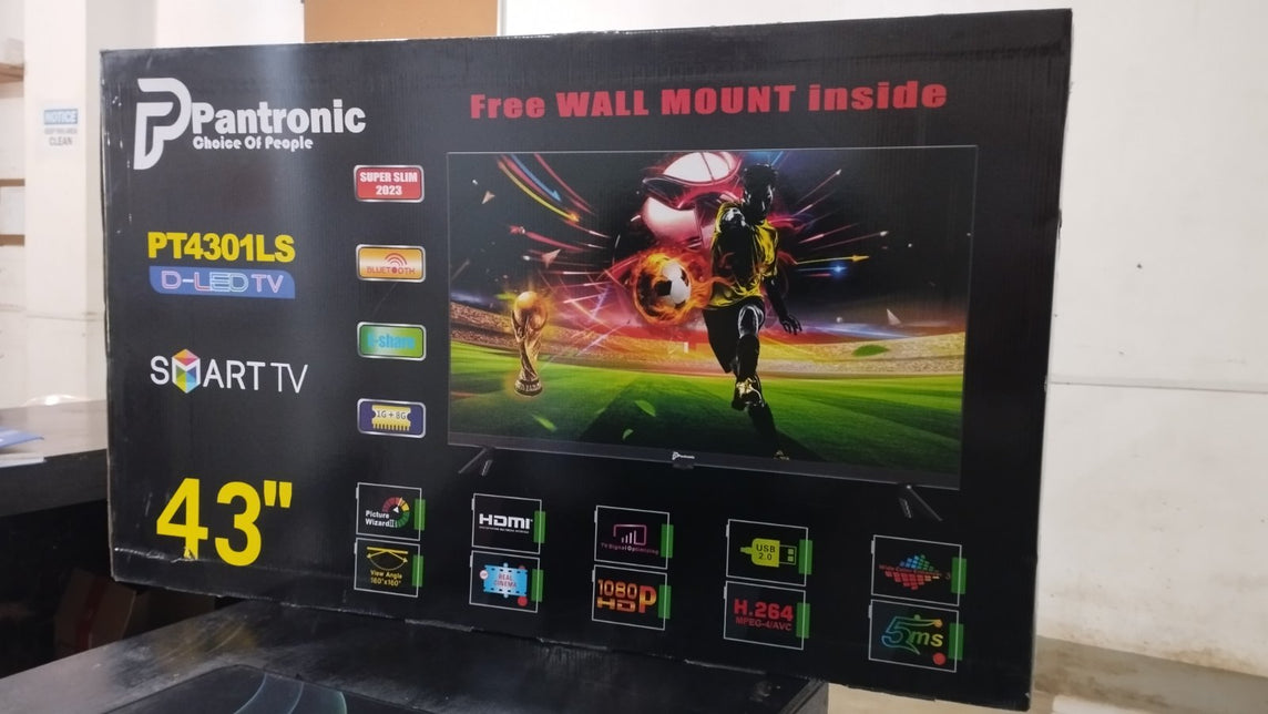 PANTRONIC PT4301LS 43 INCH SMART TV