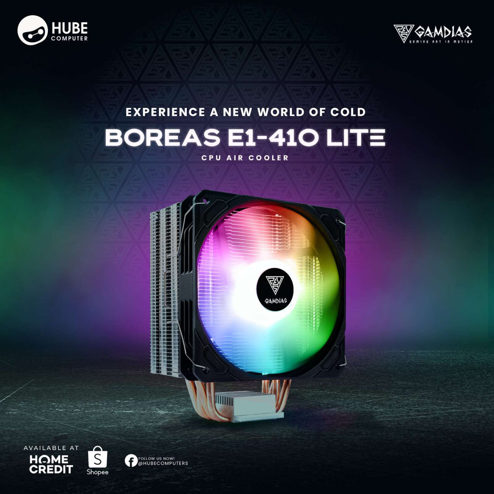 GAMDIAS BOREAS E1-410 LITE CPU AIR COOLER