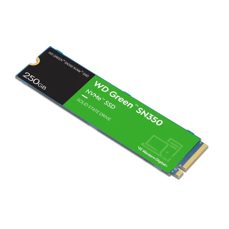 WESTERN DIGITAL GREEN SN350 250GB M.2 2280 PCIe GEN3 X4 NVMe SSD