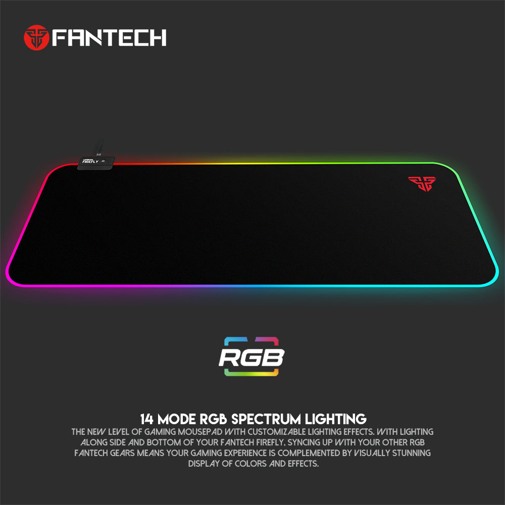 FANTECH MPR800S FIREFLY RGB MOUSEPAD