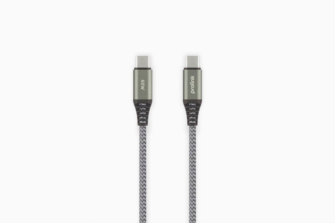 PROLINK 1M 60W USB-C TO USB-C CHARGING CABLE