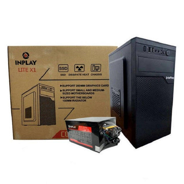 INPLAY LITE X3 W/ 700WATTS PSU (BLACK) CASE