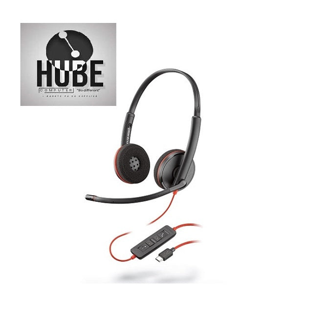 POLY BLACKWIRE C3220 USB-C HEADSET, ON-EAR MONO HEADSET