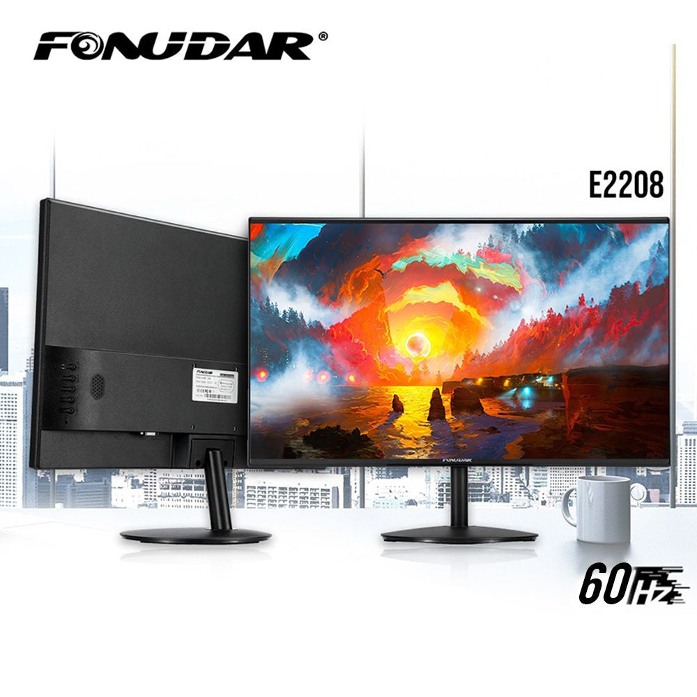 FONUDAR E2208 21.5 LED/5MS/60HZ/FHD/VGA+HDMI/VESA/WIDE MONITOR