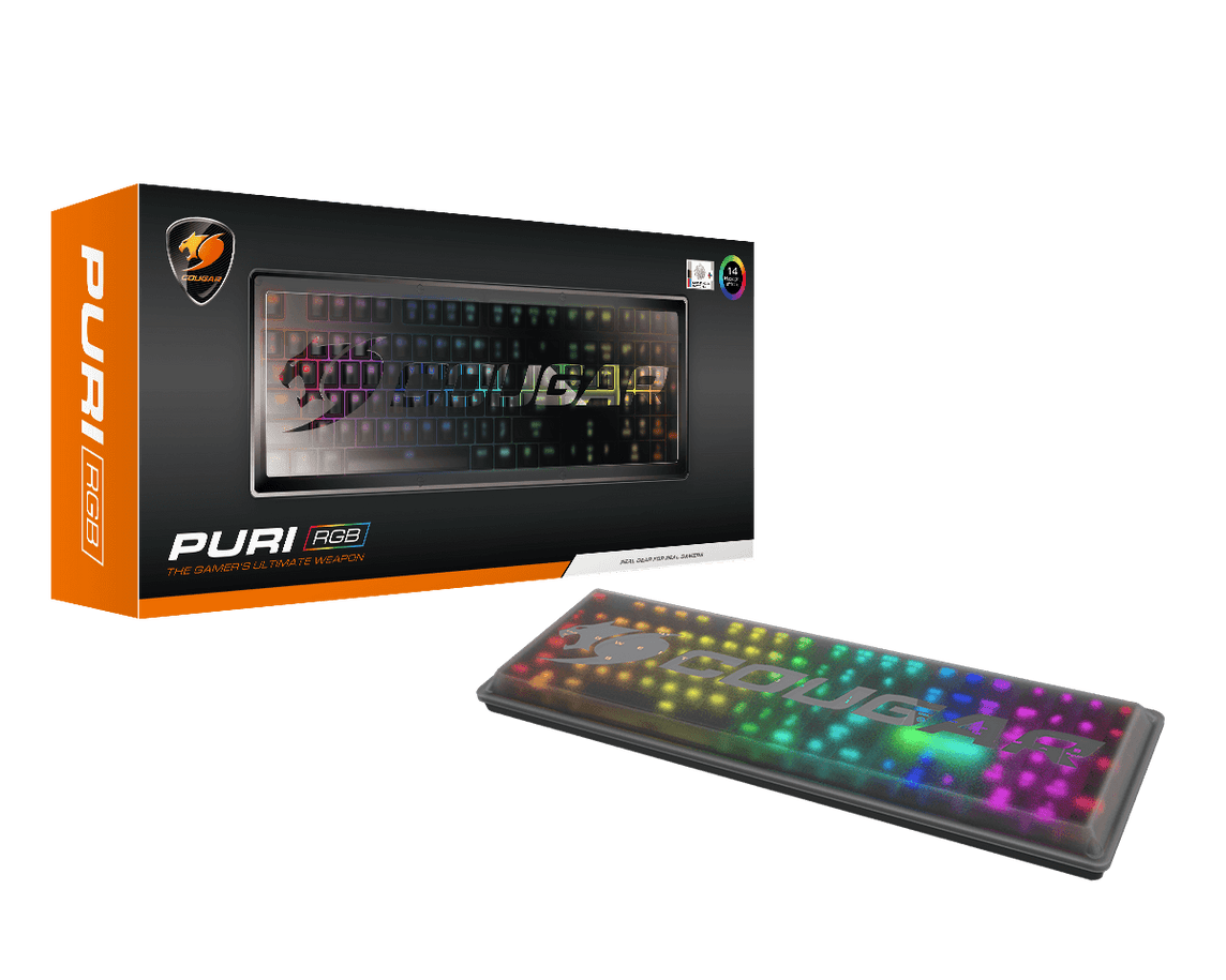 COUGAR PURI RGB RED SWITCH/ DUST PROOF COVER MECHANICAL KEYBOARD