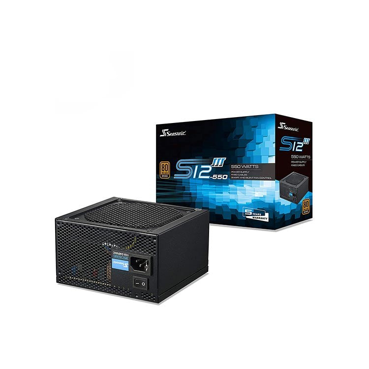 SEASONIC S12 III 550 SSR-550GB3 550WATTS 80+ BRONZE POWER SUPPLY