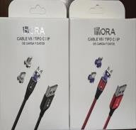 1HORA ONE-FOR-THREE USB TO M+L+C PD 3A CABLE (1M)