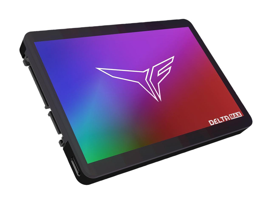 TEAMGROUP T-FORCE DELTA MAX RGB SSD 2.5" 1TB SATA III 3D NAND INTERNAL SSD