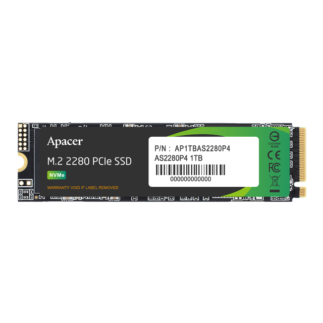 APACER  1TB M.2 PCIE 3X4 SSD
