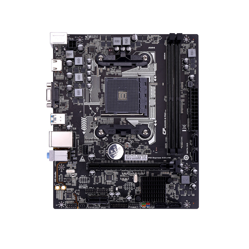 COLORFUL A320M-K PRO YV14 AM4 AND RYZEN SERIES CPUS  MOTHERBOARD