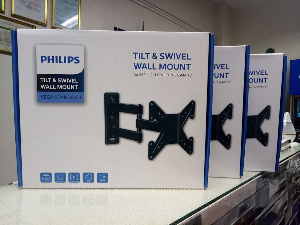 PHILIPS TILT & SWIVEL 26''-42'' LCD/LED/PLASMA TV WALL MOUNT