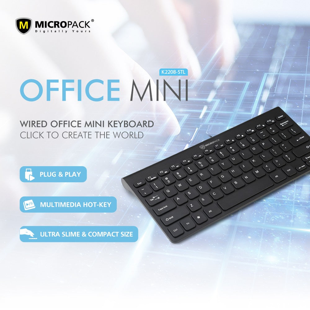 MICROPACK K2208 MINI KEYBOARD