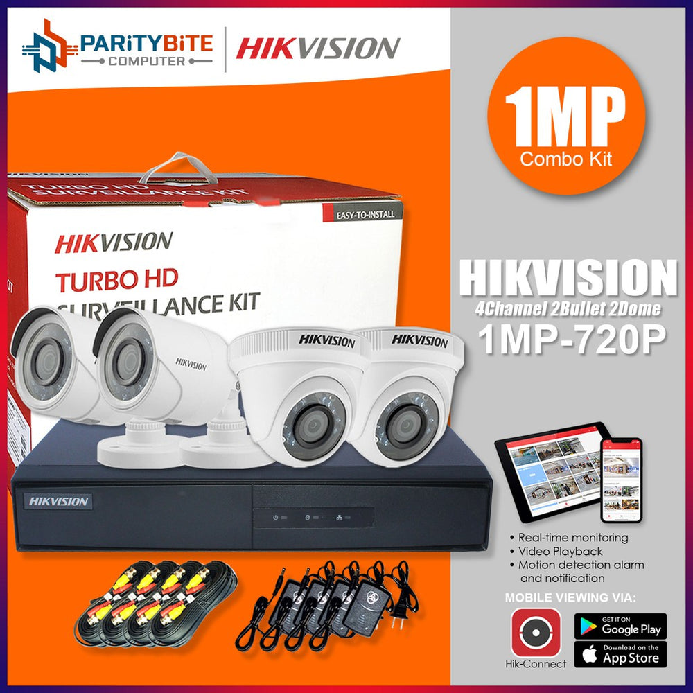 Channel Buy Hikvision Cctv Kit HIKVISION (PACKAGE) TVI-4CH2D2B-2MP