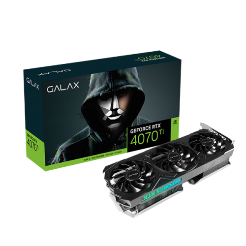 GALAX GEFORCE BLACK RTX 4070Ti EX GAMER PCI-E 12GB GRAPHICS CARD