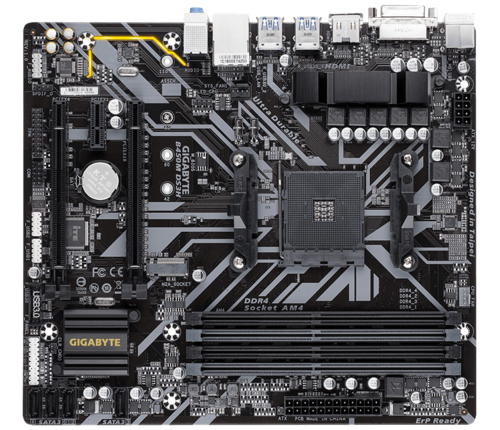 GIGABYTE AMD B450M DS3H ULTRA DURABLE MOTHERBOARD