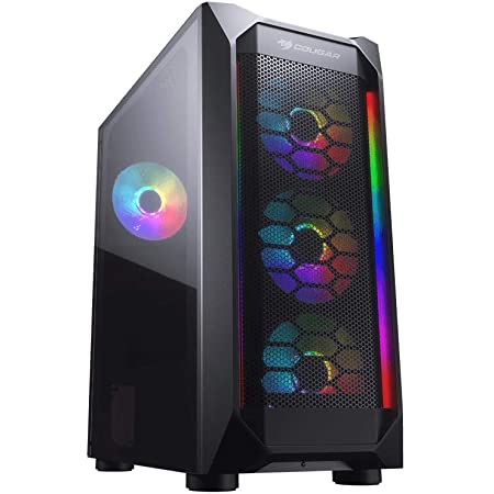 COUGAR MX410 MESH-G RGB BLACK ATX MID TOWER CASE