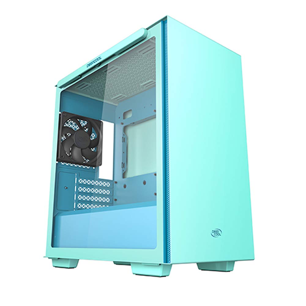 DEEPCOOL MACUBE 110 GREEN MICRO ATX WITH FULL-SIZE MAGNETIC TEMPERED GLASS GAMING CASE