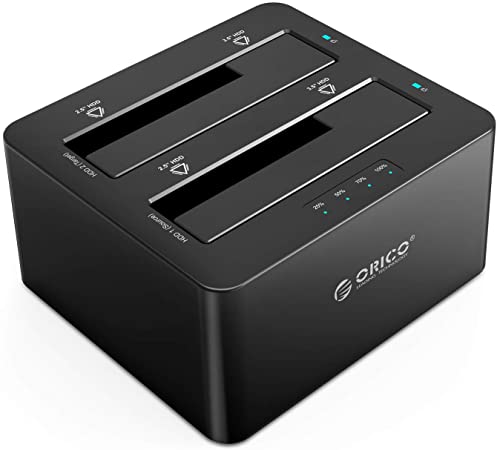 ORICO 2.5 / 3.5 inch 2 BAY USB3.0 1 to 1 CLONE HARD DRIVE DOCK DUAL