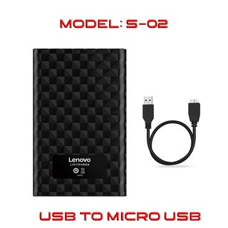 LENOVO S-02 2.5 USB TO MICRO USB 3.0 HDD ENCLOSURE